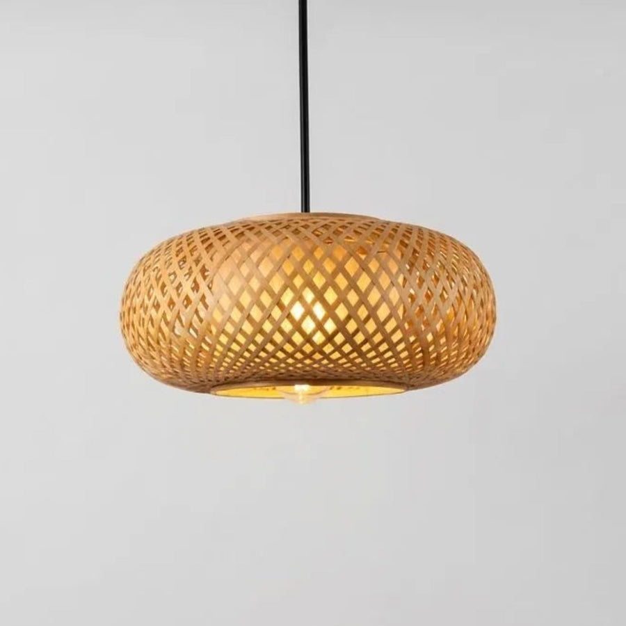 Bamboo Oval Cage Lamp