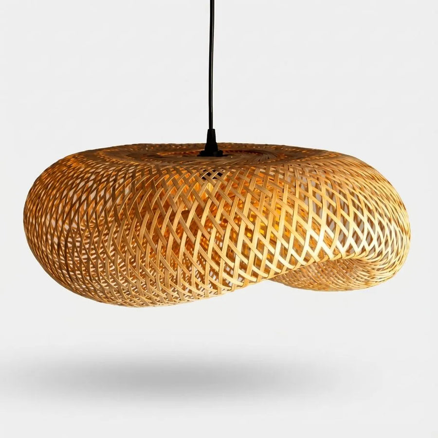 Bamboo Spiral Lamp